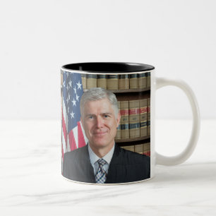 U.S. Richter des Obersten Gerichtshofs Neil Zweifarbige Tasse