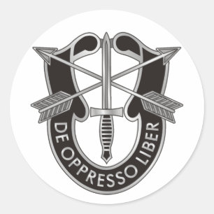 U.S. Special Forces Crest Runder Aufkleber