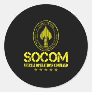 U. S Special Operations Command Socom Patriotic Ve Runder Aufkleber