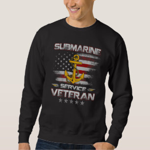 U S U-Boot Service Veteran U-Boot Amerikaner Sweatshirt