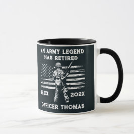 U.S. VETERAN Geschenk personalisiert Legend ist in Tasse