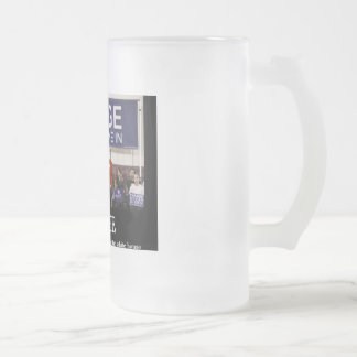 u sind zum Kotzen Obama Mattglas Bierglas