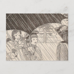 U steht für Umbrella Postkarte