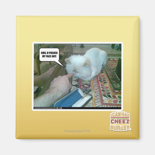 U stieß mir ins Gesicht! Magnet (Vorne)