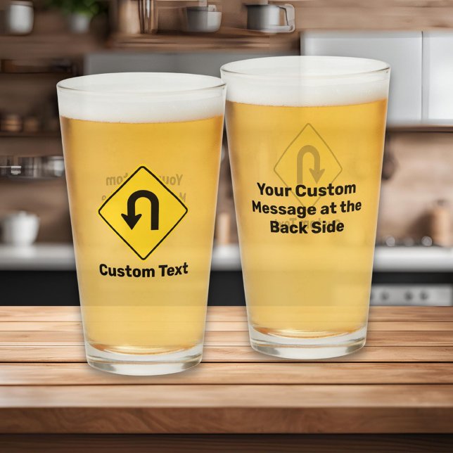 U-Turn-Sign Glas (Von Creator hochgeladen)