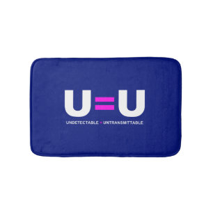 U=U HIV Nicht-Nachweisbar Gleich Nicht-Übertragbar Badematte