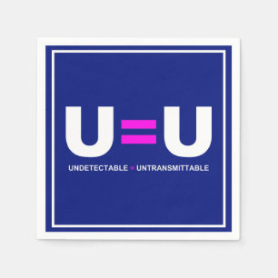 U=U HIV Nicht Nachweisbar Gleich Nicht Übertragbar Serviette