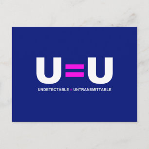 U=U HIV Nicht Nachweisbar Gleichbedeutend mit Nich Postkarte
