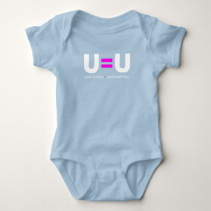 U=U HIV Nicht nachweisbare Gleichheit unübertragba Baby Strampler