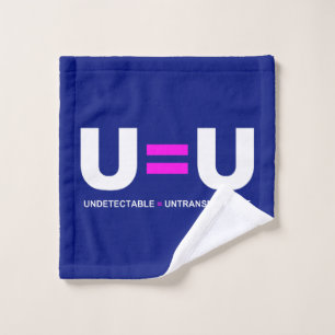 U=U HIV Nicht nachweisbare Gleichheit unübertragba Waschlappen