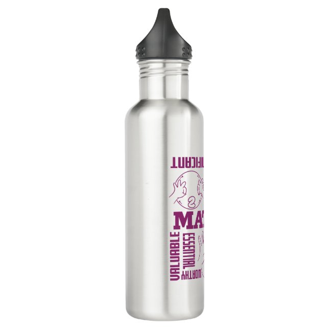 U und I Matter - ASL Empowerment Design Edelstahlflasche (Links)