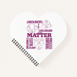 U und I Matter - ASL Empowerment Design Notizbuch