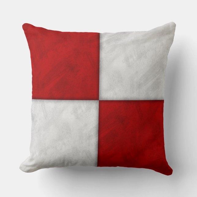 U Uniformfarben-Wasserzeichen-Seeflagge Kissen (Vorderseite)