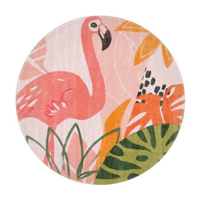 UA Jungle Flamingo II Schneidebrett (Vorderseite)