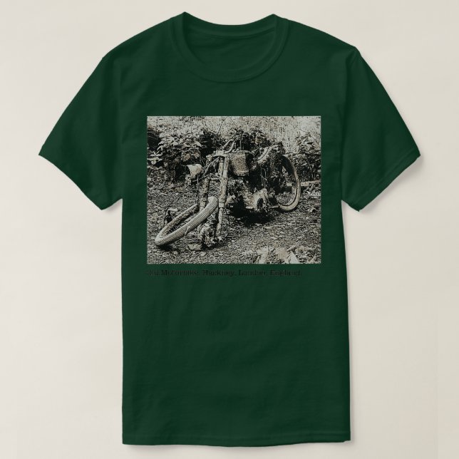 UA Mike row Old Motorbike Hackney London England L T-Shirt (Design vorne)