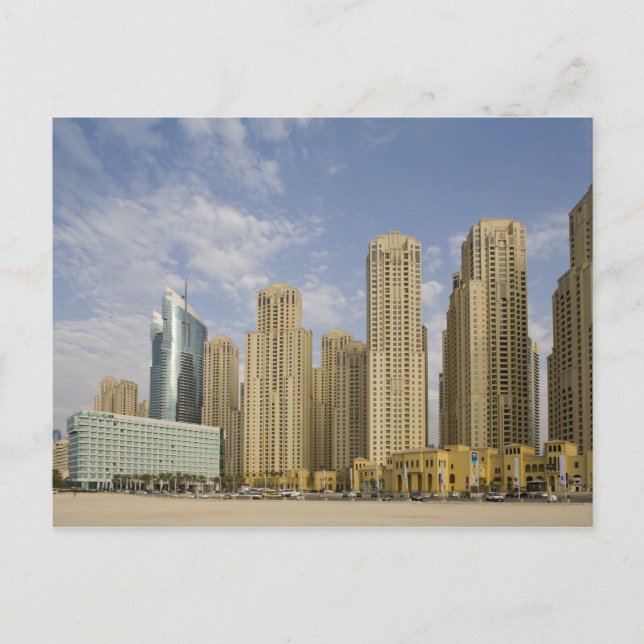 UAE, Dubai, Marina. Jumeirah Beach Residence Postkarte (Vorderseite)