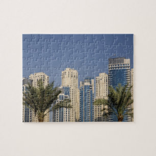 UAE, Dubai. Türme der Residenz Jumeirah Beach