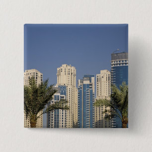 UAE, Dubai. Türme der Residenz Jumeirah Beach Button