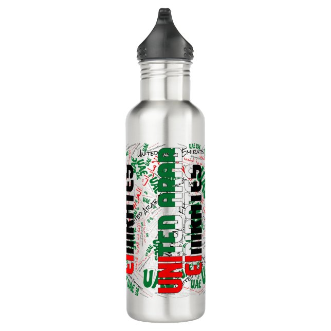 UAE Flag Gorgeous Patriotic Edelstahlflasche (Rechts)