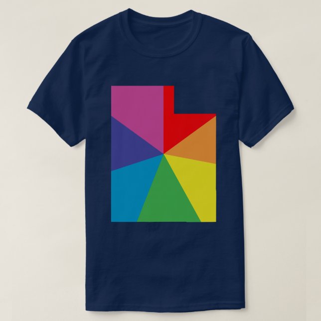 Uah-Farbausbruch T-Shirt (Design vorne)