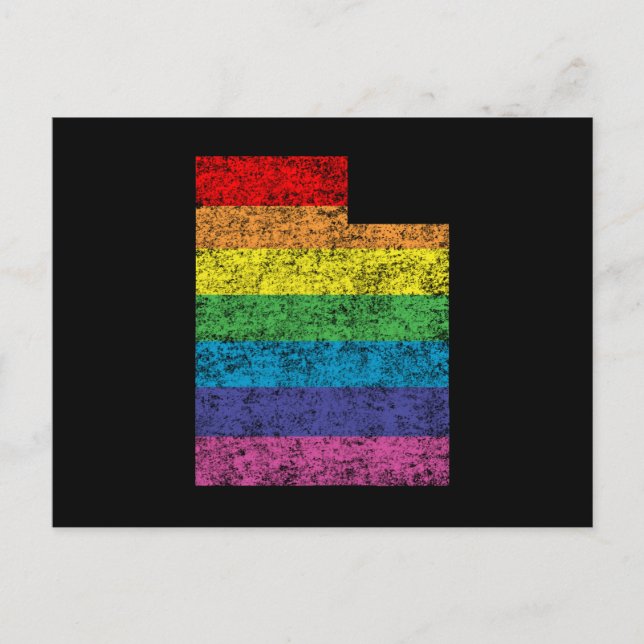 Uah Regenbogen Postkarte (Vorderseite)