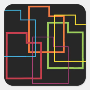 Uah Stolz Quadratischer Aufkleber