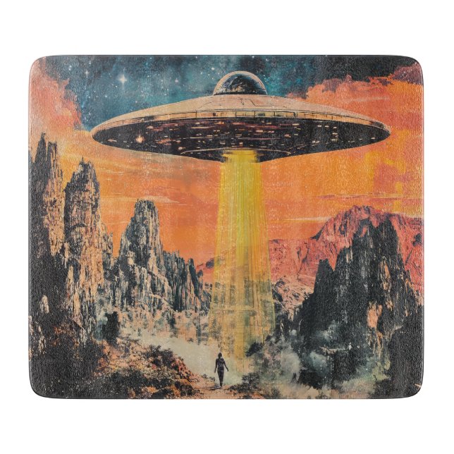 UAP Alien Entführung Schneidebrett (Vorderseite)