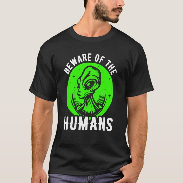 UAP Space Space Unknown Flight Object Alien 4 T-Shirt (Vorderseite)