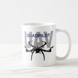 UAV Quadpilot Quadcopter Pilot Kaffeetasse