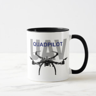 UAV Quadpilot Quadcopter Pilot Tasse