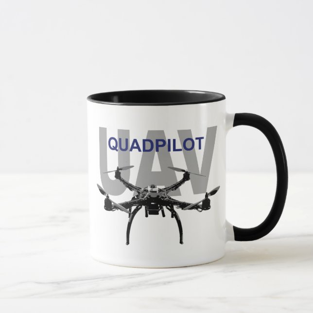 UAV Quadpilot Quadcopter Pilot Tasse (Rechts)