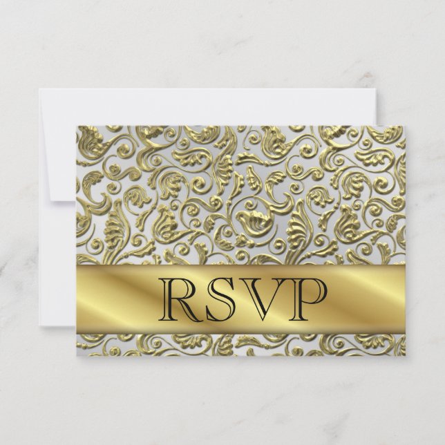 UAWG 50. Gold Jubiläumskarte RSVP Karte (Vorderseite)