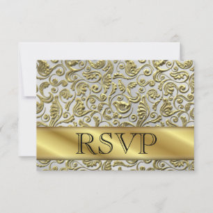 UAWG 50. Gold Jubiläumskarte RSVP Karte
