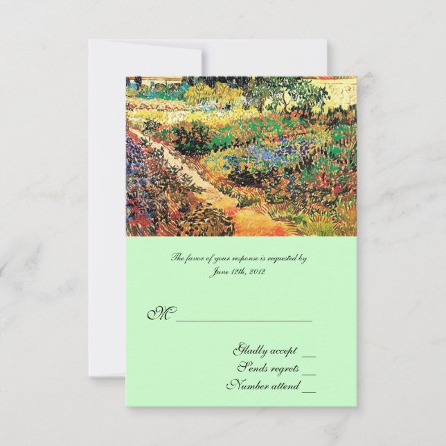 UAWG, Antwortkarte, van Gogh RSVP Karte (Vorderseite)