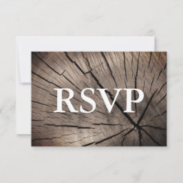 UAWG Bäume und naturgetreue Hochzeiten RSVP Karte