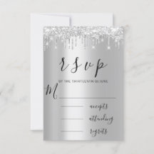 UAWG Black Gray Silver Tropfens Hochzeit