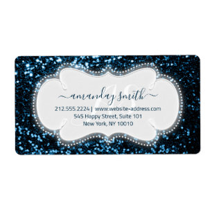 UAWG Bridal Sweet Monogram Wedding Blue Navy