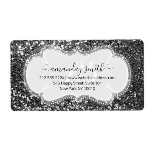 UAWG Bridal Sweet Monogram Wedding Gray Glitzer
