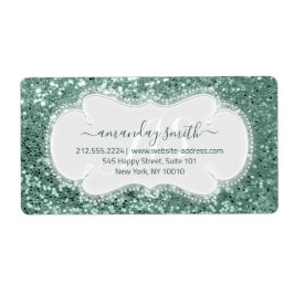 UAWG Bridal Sweet Monogram Wedding Mint Glitzer