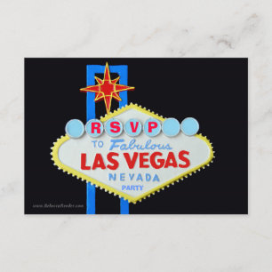 UAWG, das den Empfang Las Vegas Wedding ist RSVP Karte
