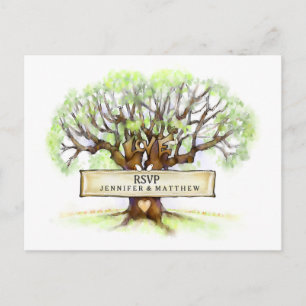 UAWG, das Postkarte - den Liebe-Baum Wedding ist