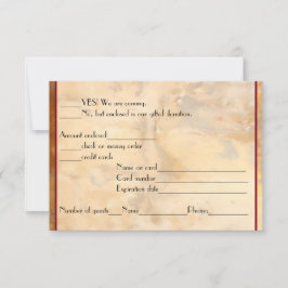 UAwg der Weinflaschen RSVP Karte