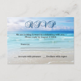 UAwg Einladung zur Hochzeit am Strand