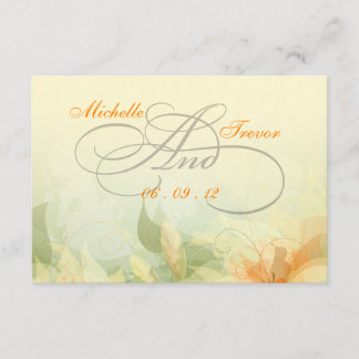 UAWG - Extravagante Blumenkarten für Hochzeitsansä RSVP Karte