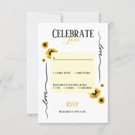 UAWG feiert Liebe und goldene Sonnenblumen Einladung