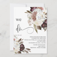 * UAWG Floral Burgund Rose AR15 QR WEDDING