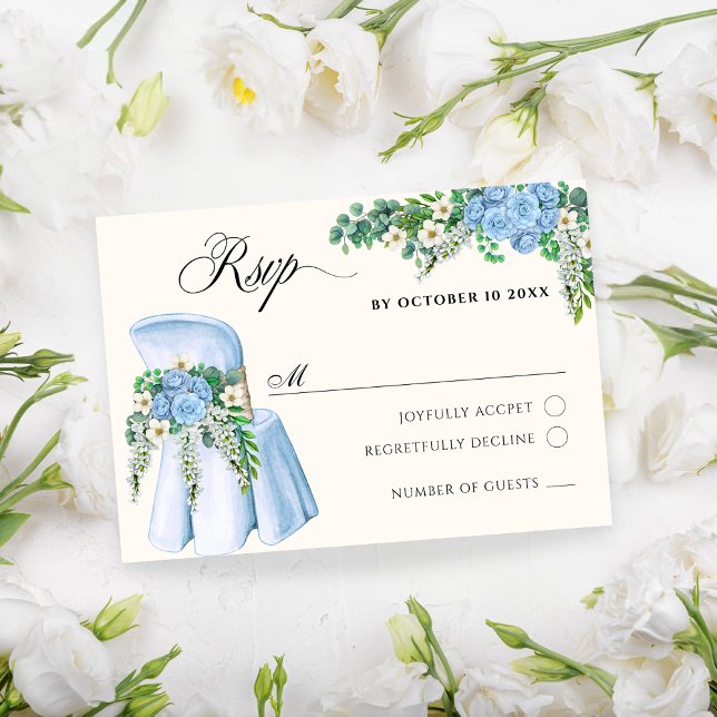 UAwg für Blumenstühle RSVP Karte (Von Creator hochgeladen)