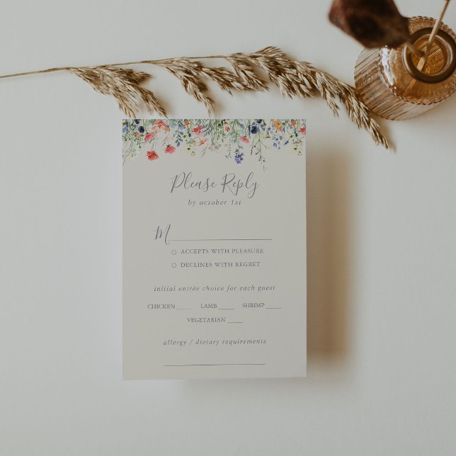 UAwg für die Auswahl eines  Hochzeitmenüs für die  RSVP Karte (Von Creator hochgeladen)