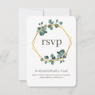 UAwg für die Reaktion auf Hochzeiten von Wasserfar RSVP Karte