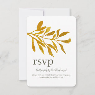 UAwg für die Reaktion auf Hochzeiten von Wasserfar RSVP Karte